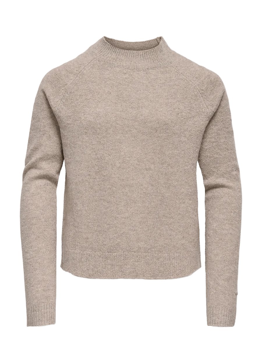 Kids Only - KOGRICA LIFE LS PULLOVER VD KNT NOOS - trøjer - beige - 0