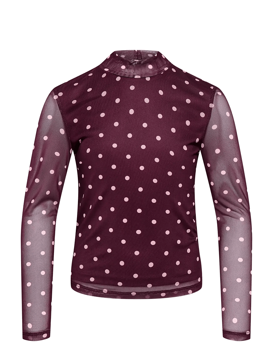 Kids Only - KOGERICA LIFE MESH L/S TOP VD JRS - langärmelig - fig - 0