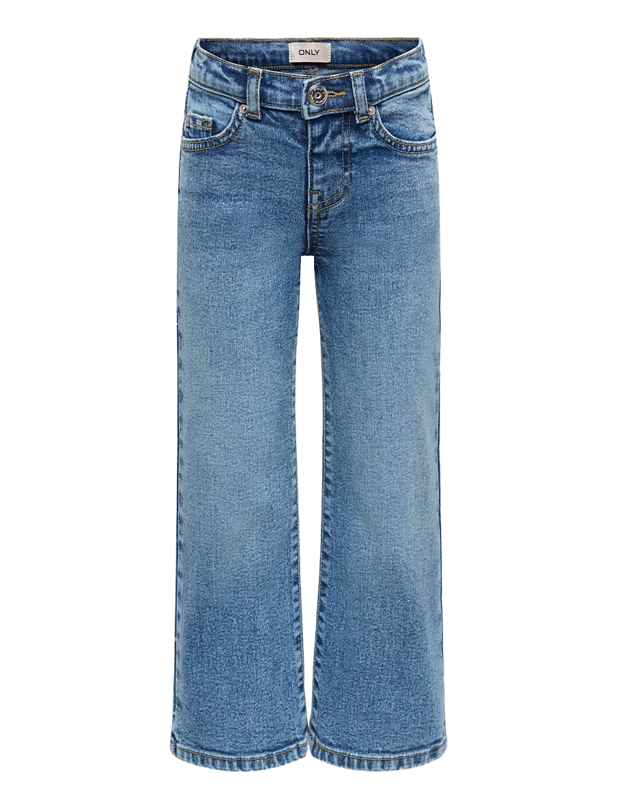 Kids Only - KMGJUICY WIDE HEART DNM AZG367 NOOS - laiad teksad - medium blue denim - 1
