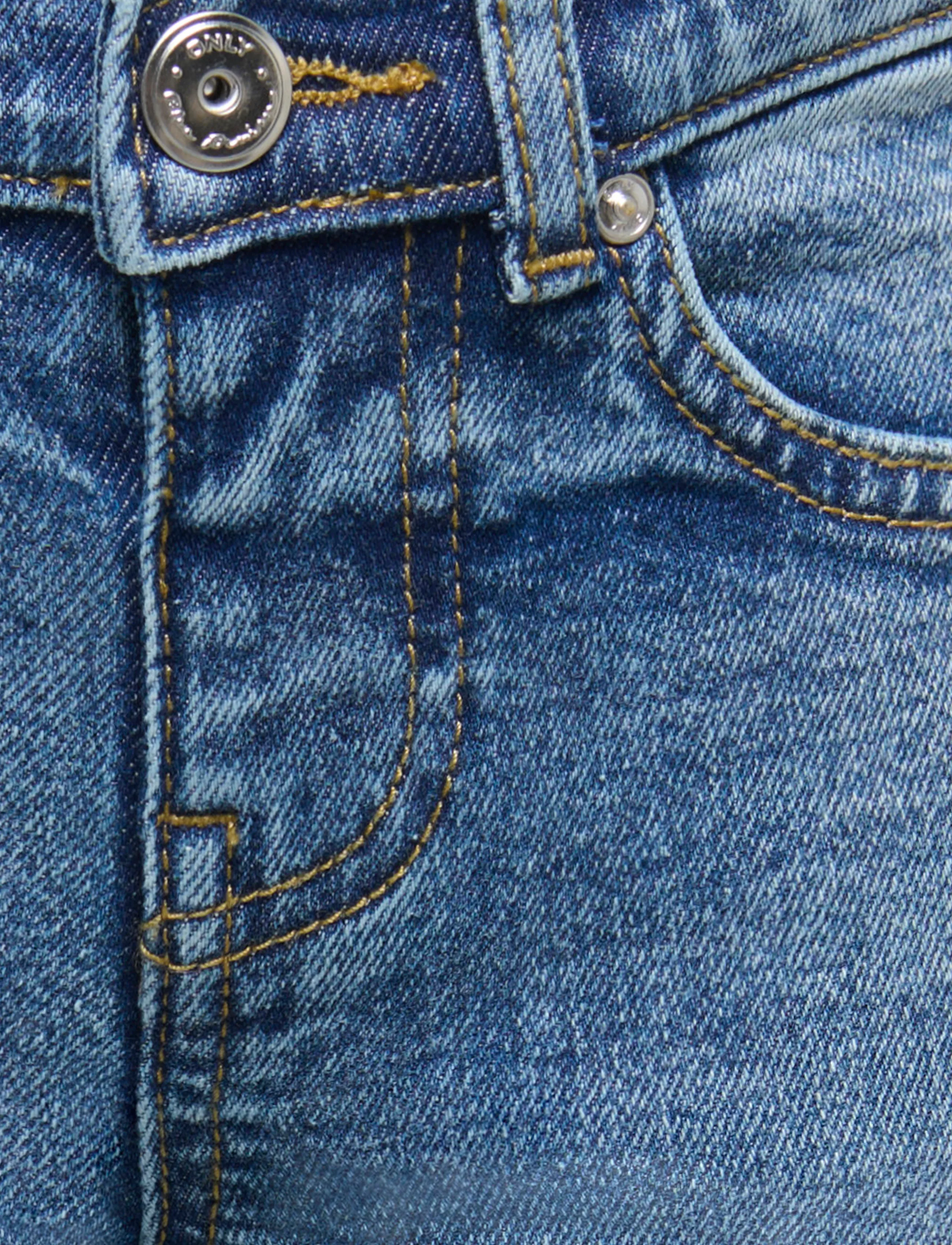Kids Only - KMGJUICY WIDE HEART DNM AZG367 NOOS - laiad teksad - medium blue denim - 3
