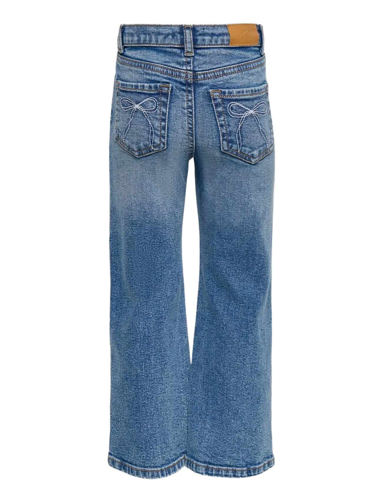 Kids Only - KMGJUICY WIDE BOW DNM AZG557 - brede jeans - medium blue denim - 1