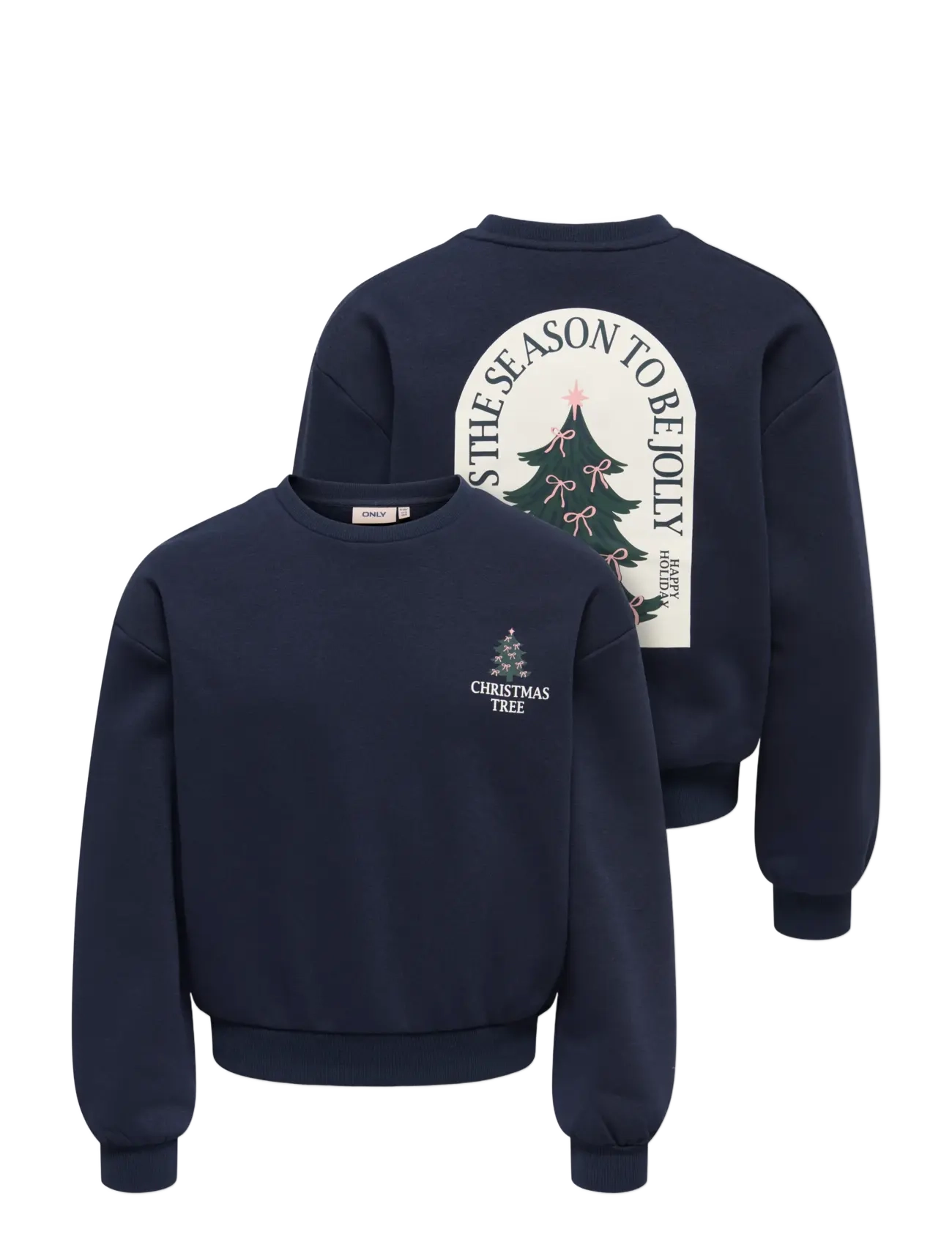 Kids Only - KOGELFIE LS XMAS BOXY O-NECK BOX SWT - sweatshirts - night sky - 2