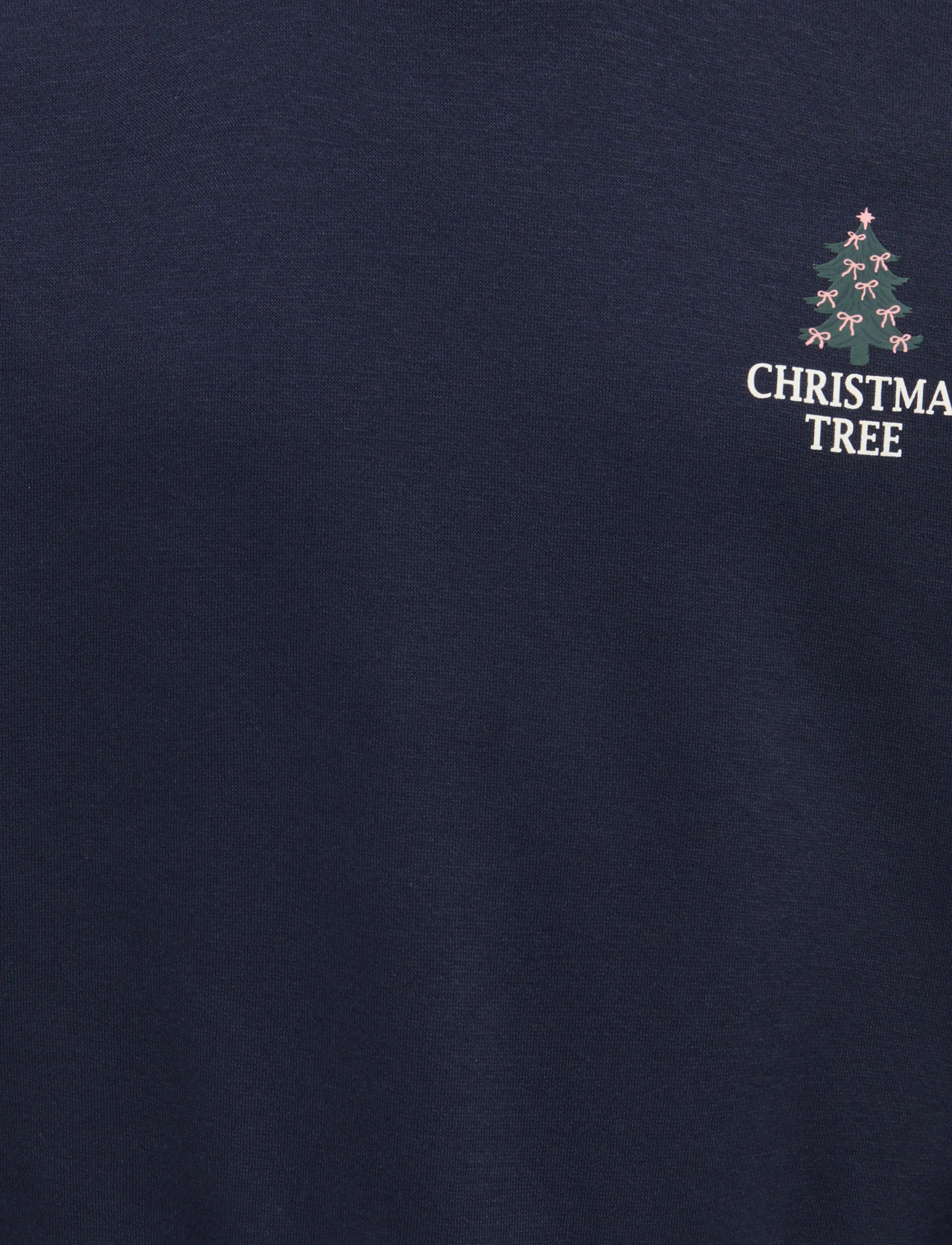 Kids Only - KOGELFIE LS XMAS BOXY O-NECK BOX SWT - sweatshirts - night sky - 3