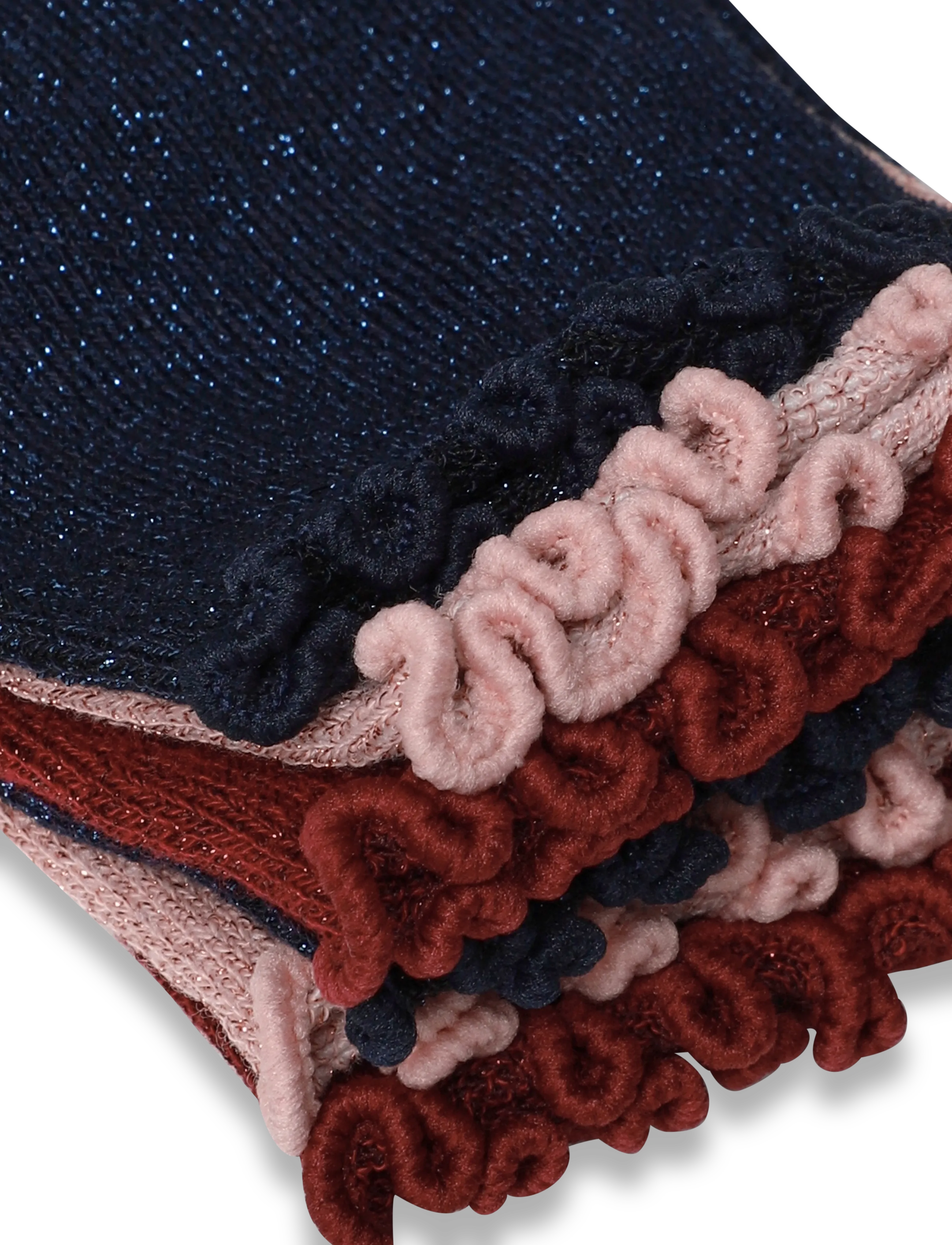 Kids Only - KOGWINTER XMAS GLITTER SOCKS 3-PACK ACC - strümpfe - cabernet - 2