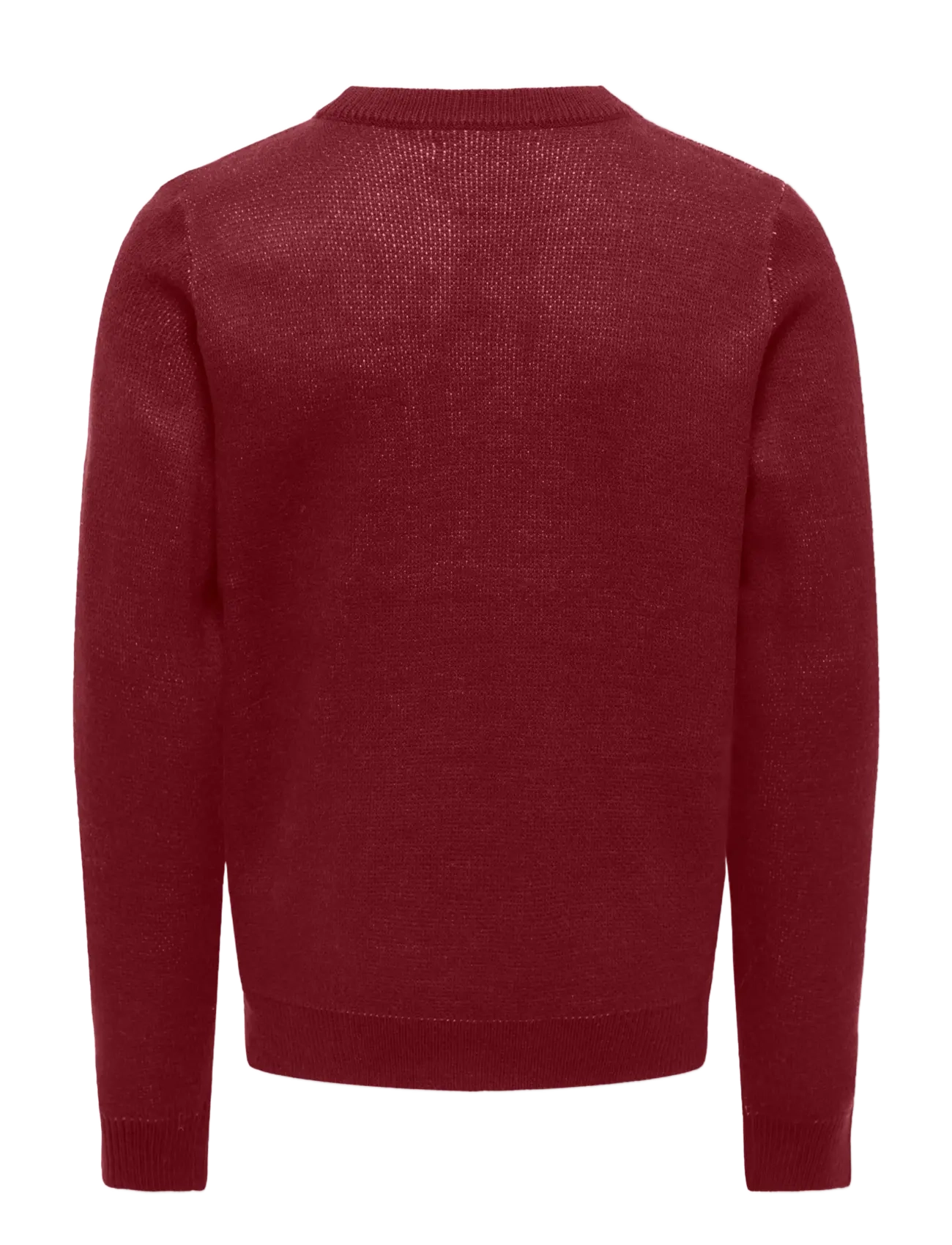 Kids Only - KOGFALA XMAS LS O-NECK KNT - jumpers - cabernet - 1