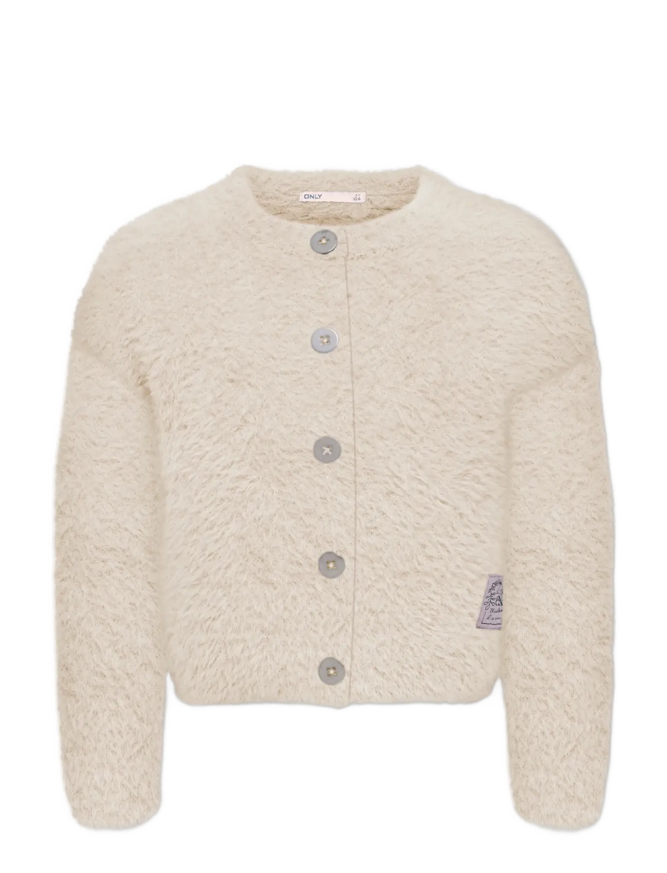 Kids Only KMGMELLI LS STRIPED CARDIGAN KNT - KIDS ONLY - WHITECAP GRAY / grey