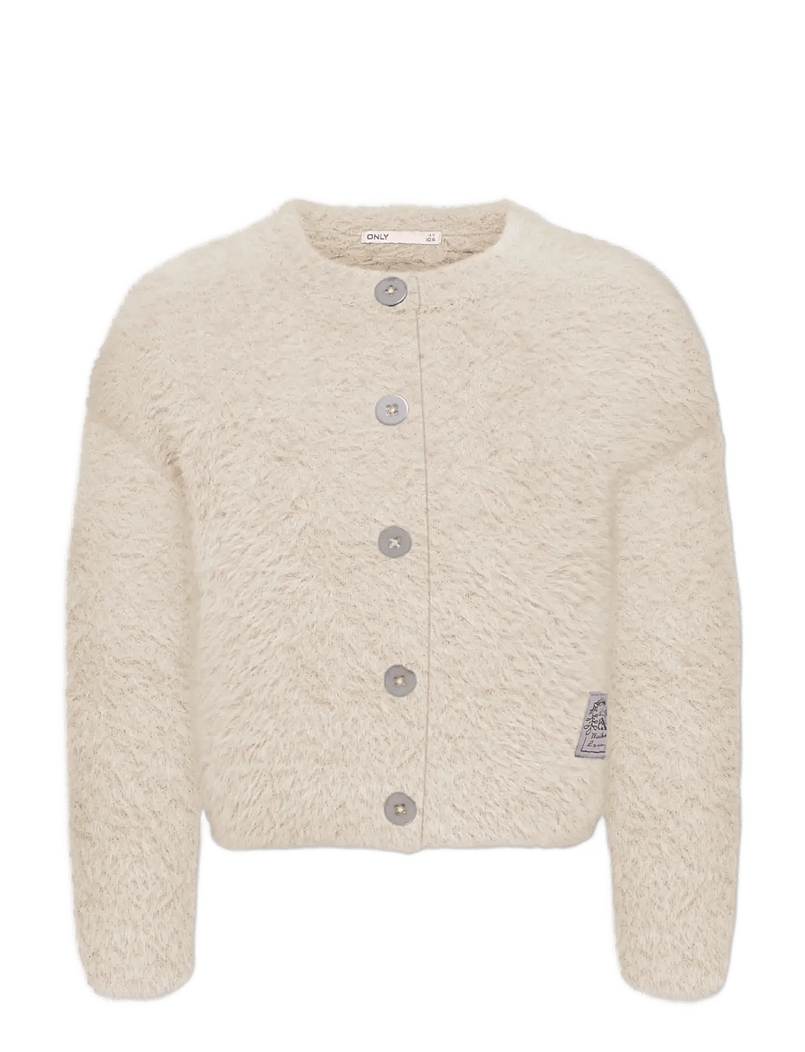 Kids Only - KMGMELLI LS STRIPED CARDIGAN KNT - kardiganid - whitecap gray - 0