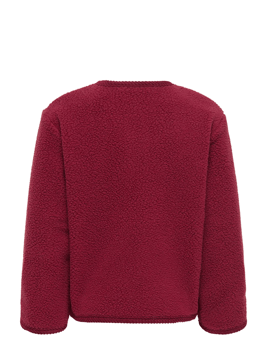 Kids Only - KMGVALE LS TEDDY BOMBER OTW - fliisjakid - cabernet - 1