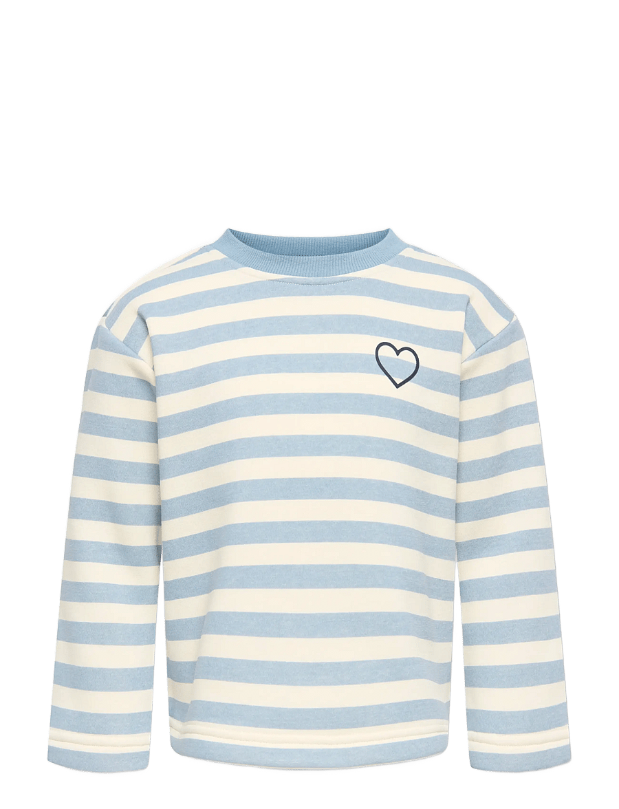 Kids Only - KMGSWEAT LS O-NECK STRAIGHT SWT - sweatshirts - dusty blue - 0