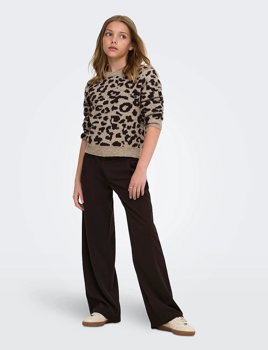 Kids Only - KOGGEGGO LIFE REGULAR PANT JRS NOOS - chocolate torte - 3