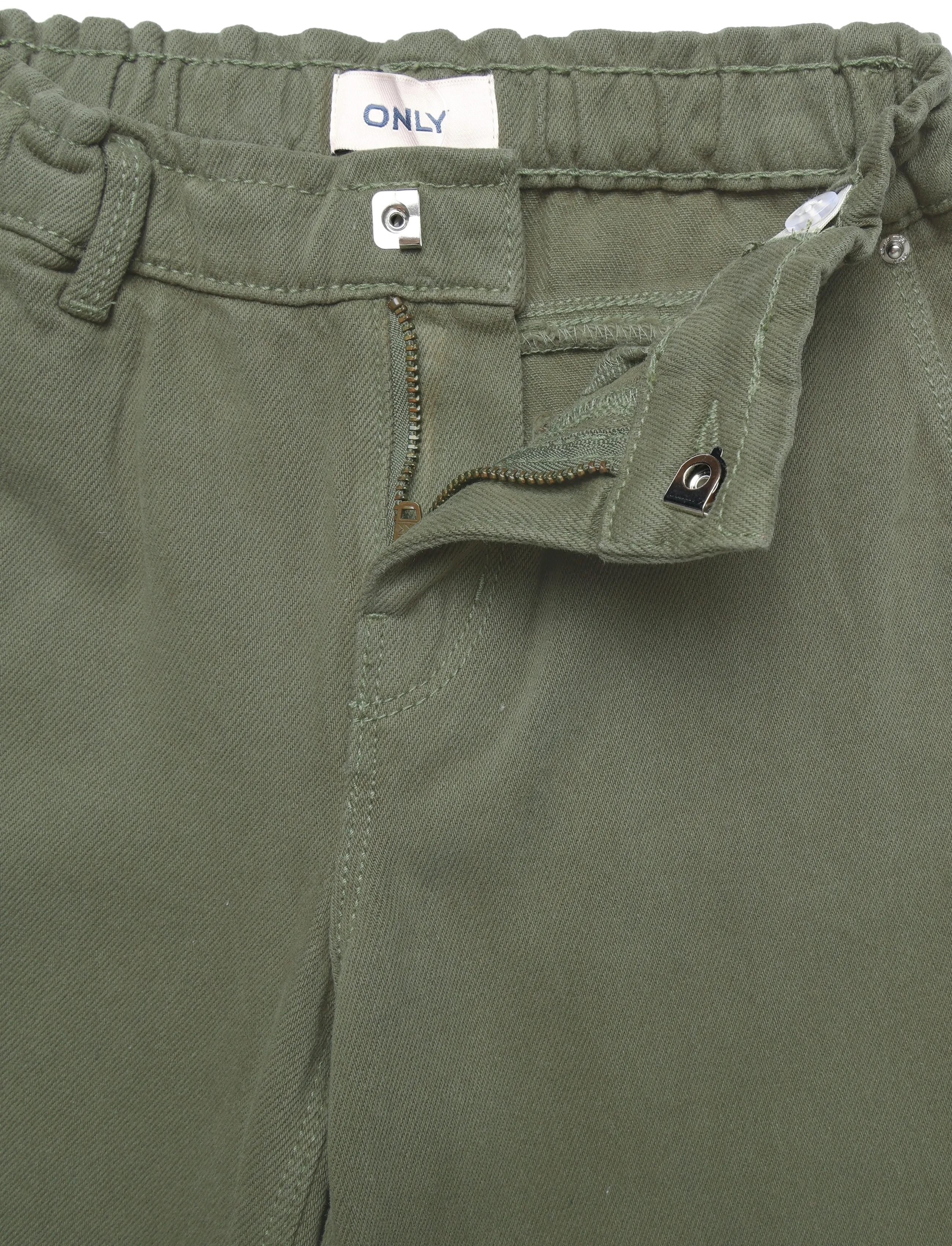 Kids Only - KOGCOMET MID COL WIDE DNM - hosen mit weitem bein - kalamata - 2