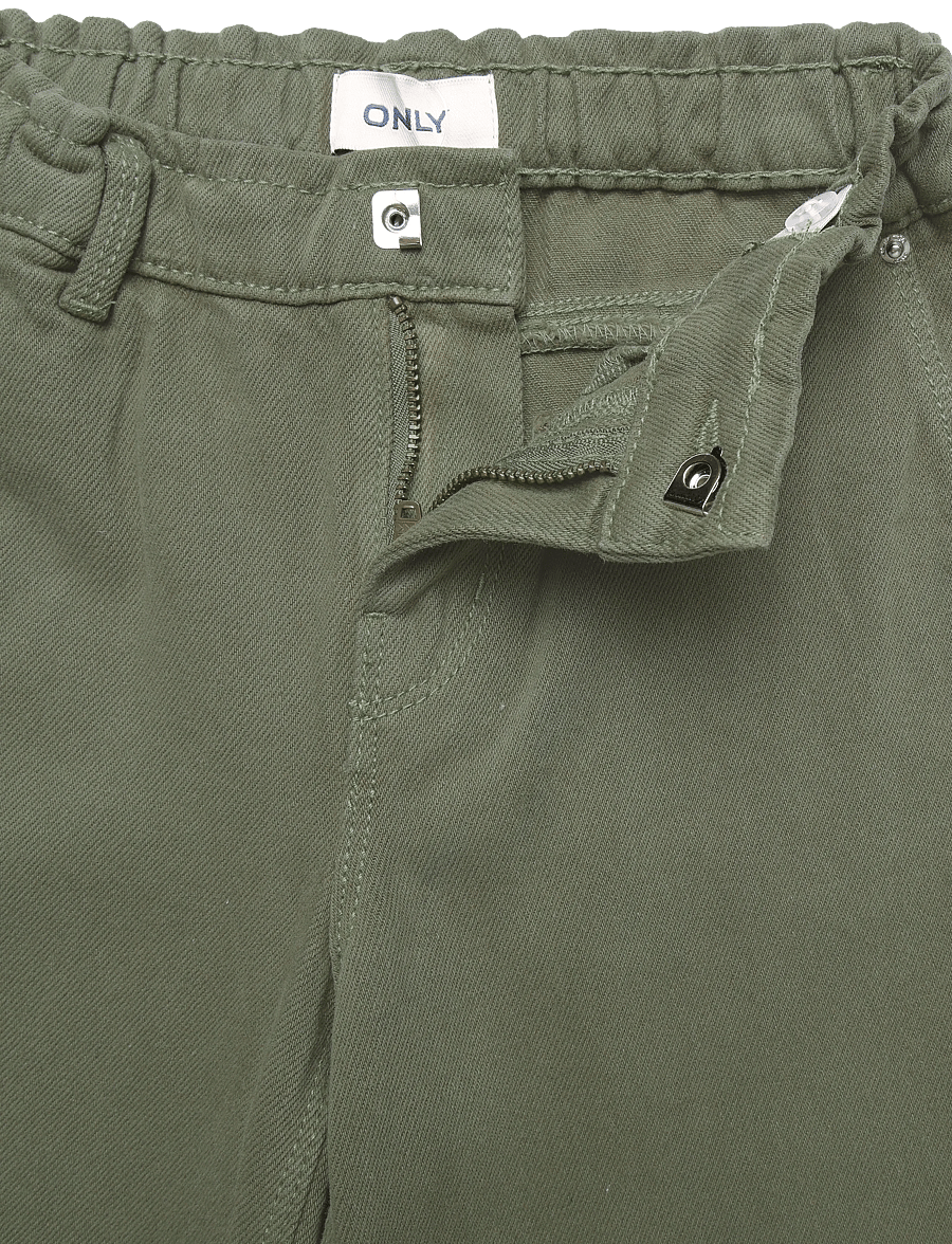 Kids Only - KOGCOMET MID COL WIDE DNM - hosen mit weitem bein - kalamata - 2