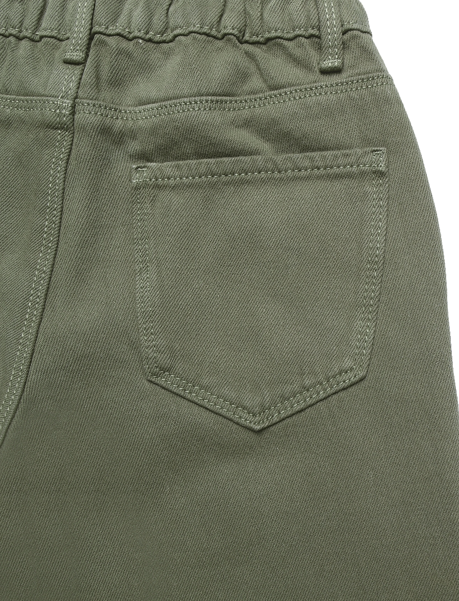 Kids Only - KOGCOMET MID COL WIDE DNM - hosen mit weitem bein - kalamata - 3