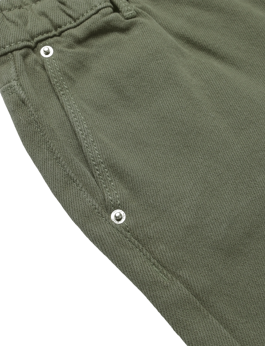 Kids Only - KOGCOMET MID COL WIDE DNM - hosen mit weitem bein - kalamata - 4