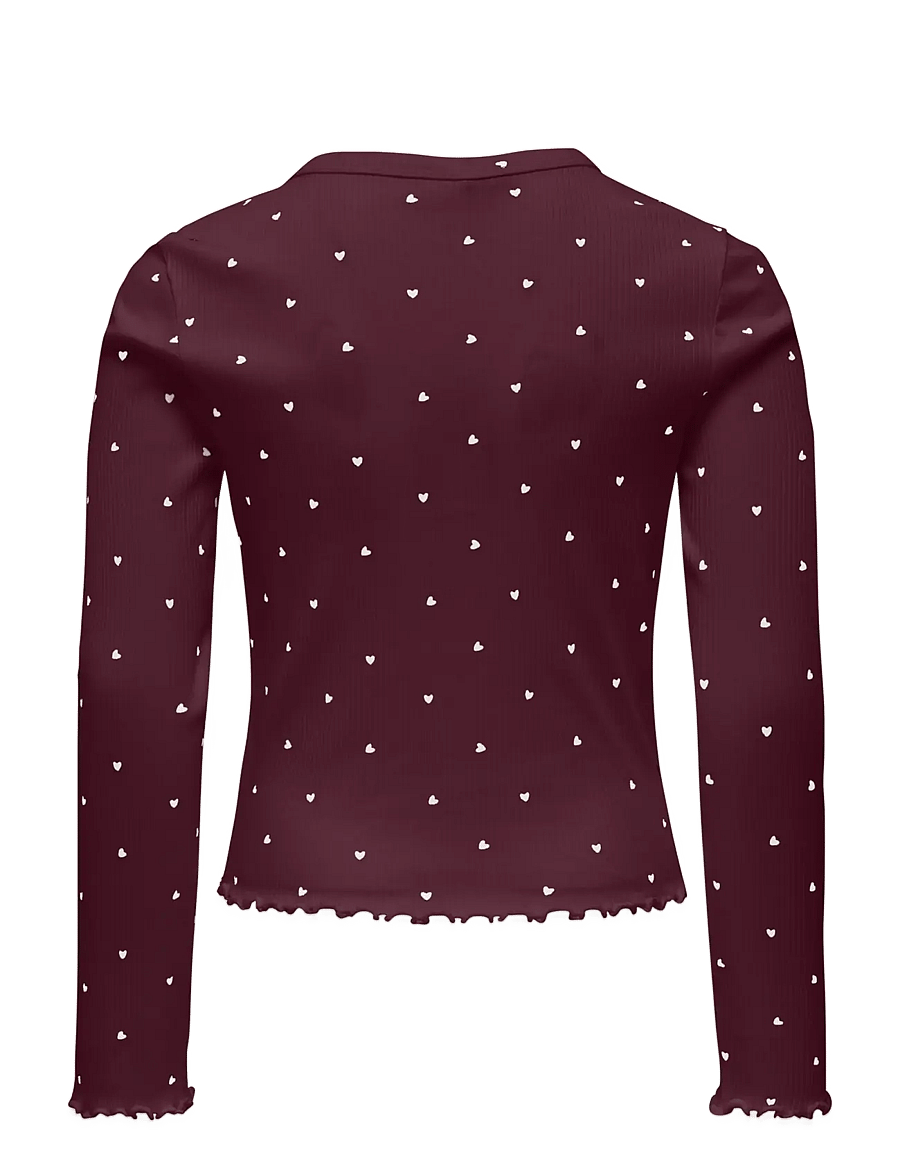 Kids Only - KOGBELLA LIFE L/S CARDIGAN VD JRS - cardigans - winetasting - 1