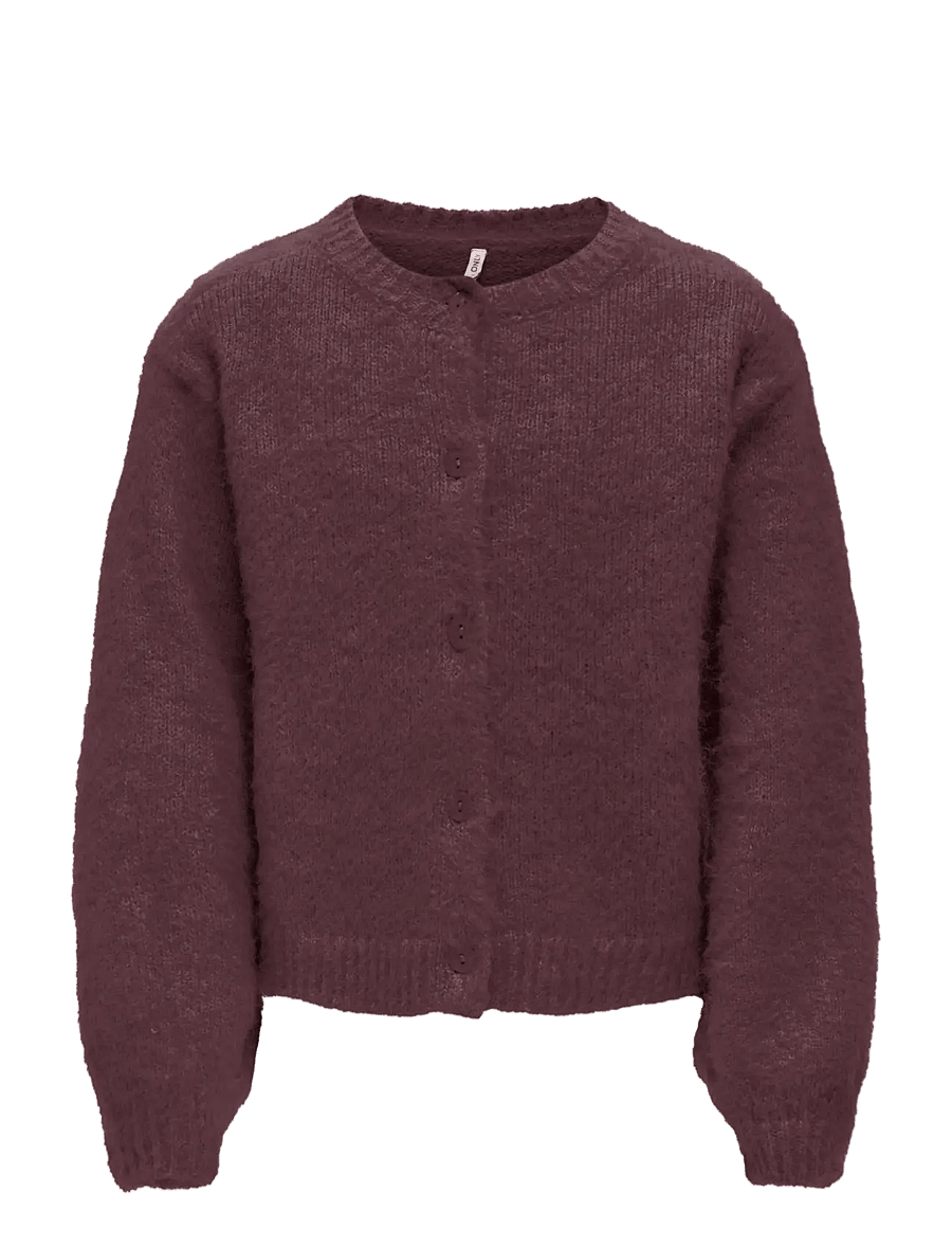 Kids Only - KOGGALO LS O-NECK CARDIDAN KNT - fleecejackor - fudge - 0