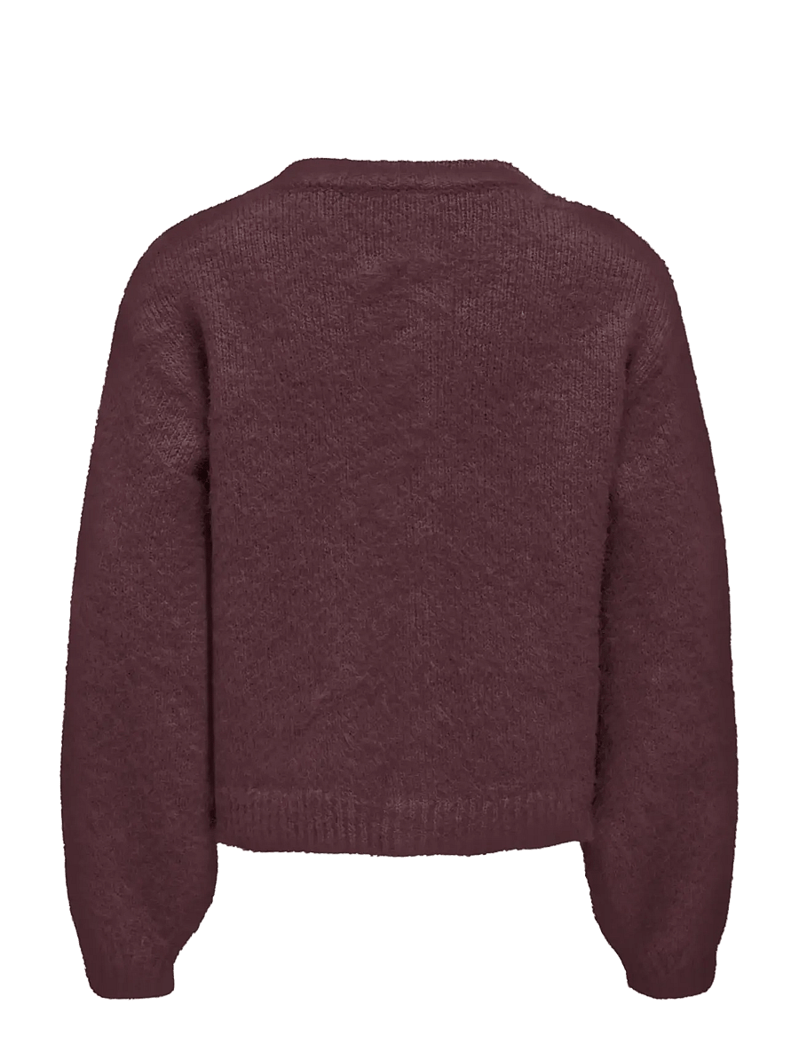 Kids Only - KOGGALO LS O-NECK CARDIDAN KNT - fleecejackor - fudge - 1