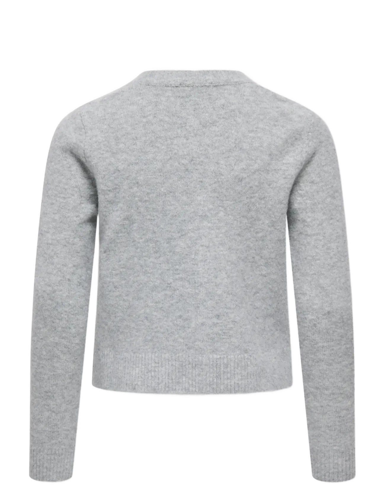 Kids Only - KOGDORA DETAIL LS O-NECK CARDIGAN KNT - koftor - light grey melange - 1