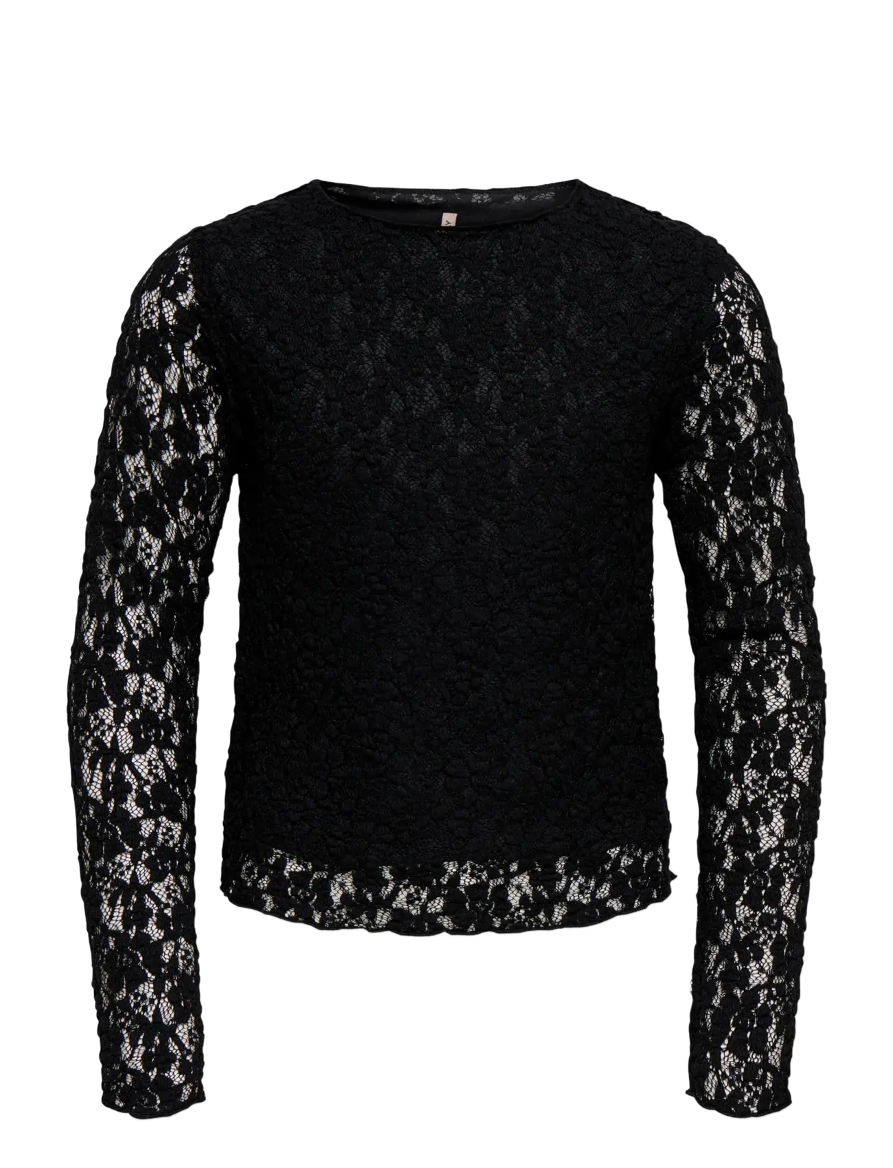Kids Only KOGLEIKA LS LACE TOP JRS NOOS - Alles anzeigen - BLACK / black
