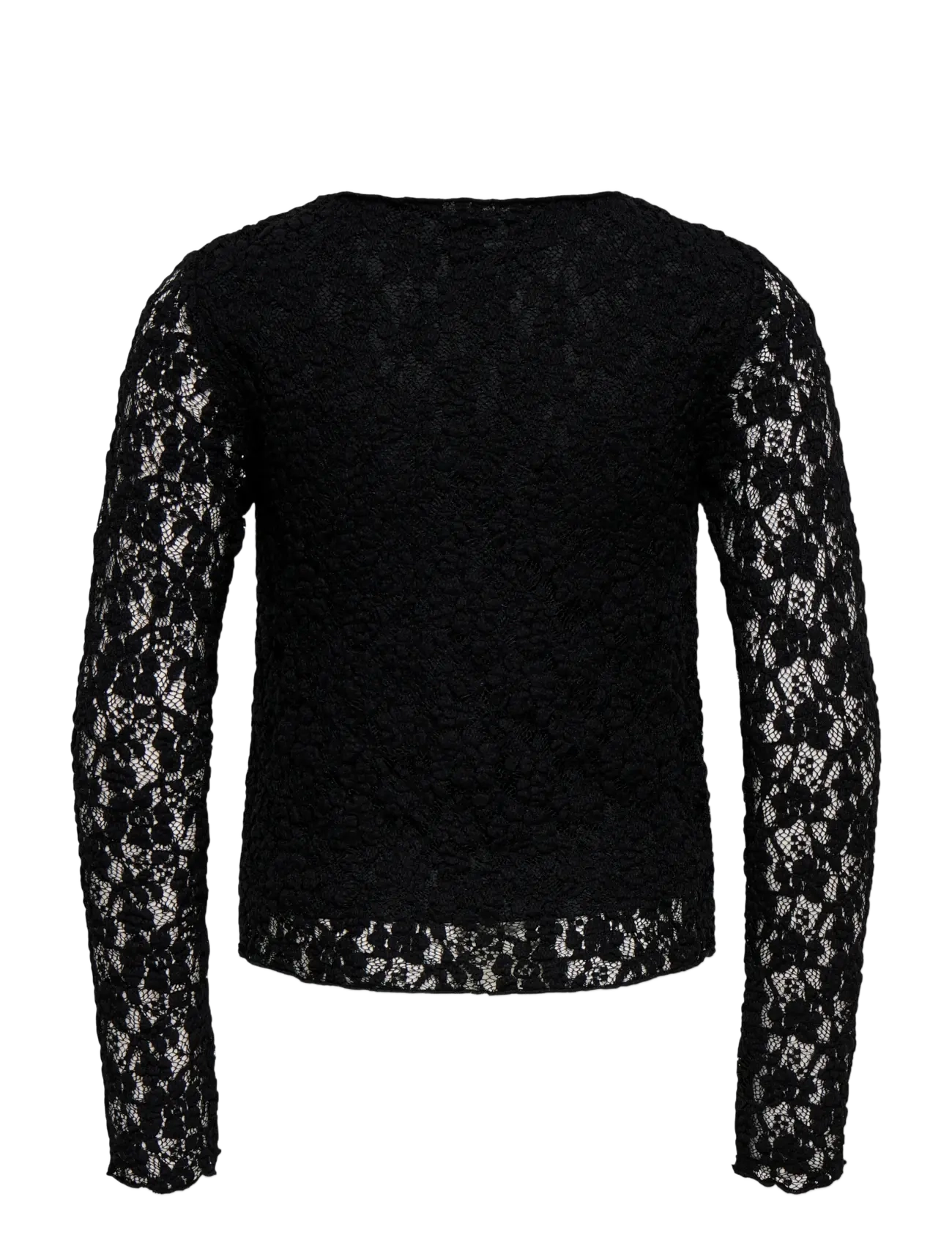 Kids Only - KOGLEIKA LS LACE TOP JRS NOOS - black - 1