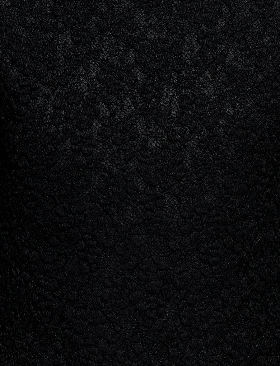 Kids Only - KOGLEIKA LS LACE TOP JRS NOOS - black - 2