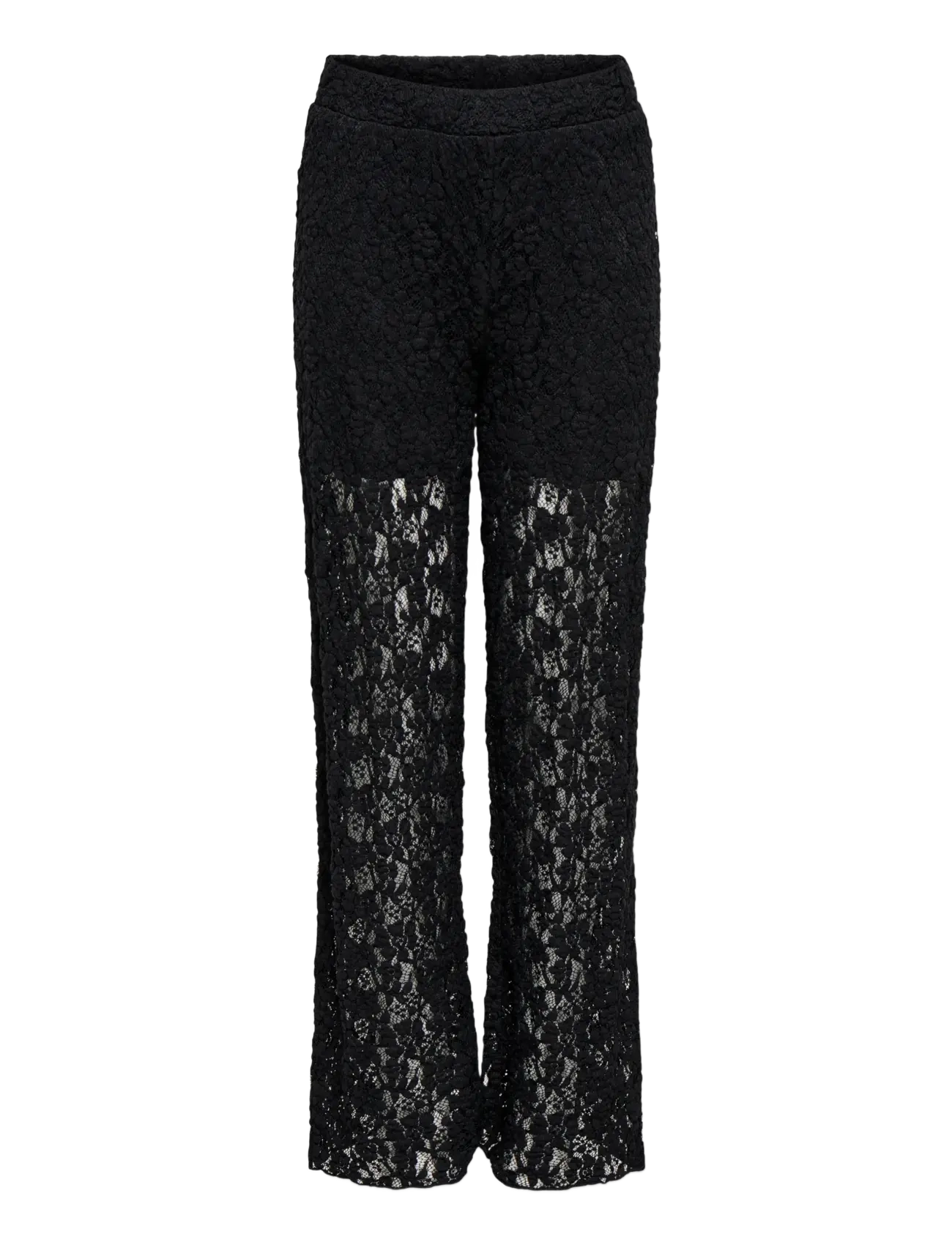 Kids Only KOGLEIKA STRAIGHT LACE PANTS JRS - Alles anzeigen - BLACK / black