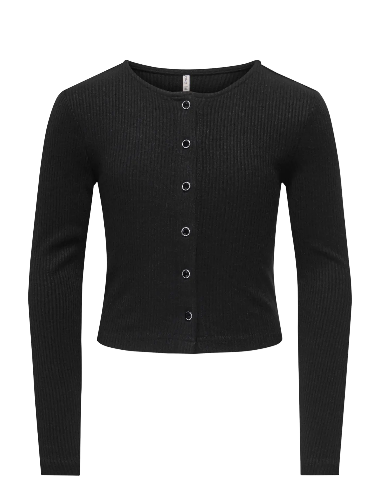 Kids Only KOGVELENA L/S BUTTON CARDIGAN JRS - Kleidung - BLACK / black