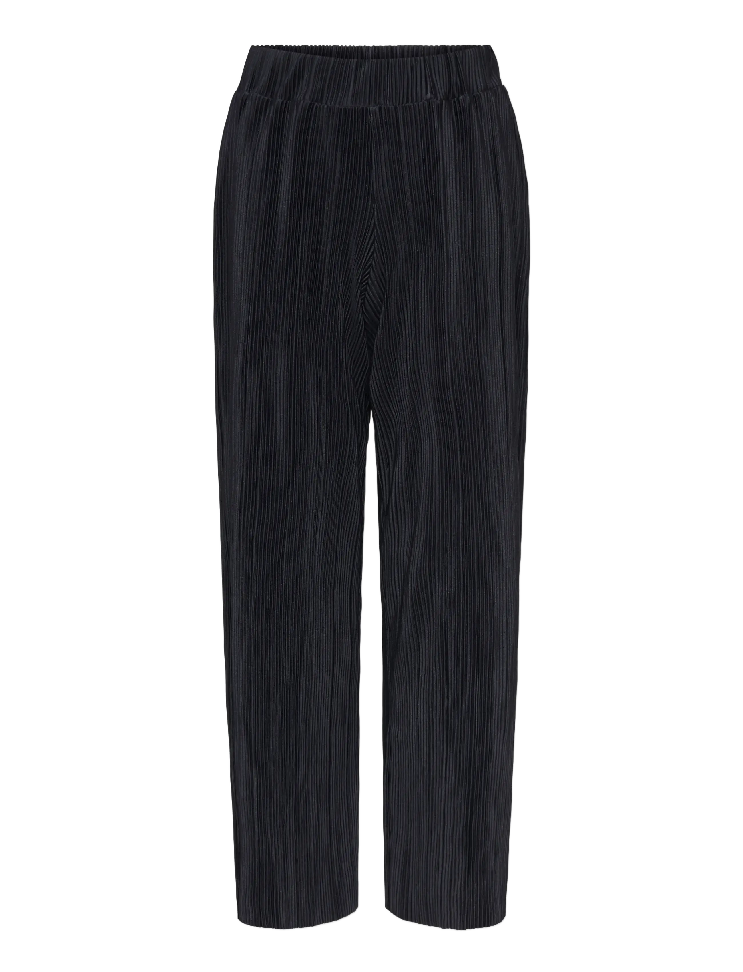 Kids Only KOGRAVENNA PLISSE PANT JRS - Bukser - BLACK / black