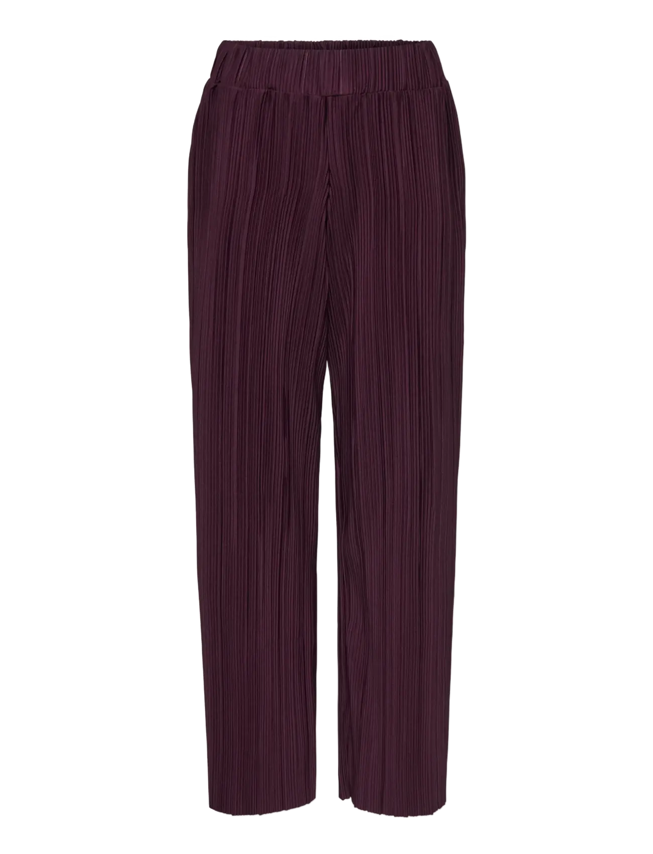Kids Only KOGRAVENNA PLISSE PANT JRS - Bukser - WINETASTING / burgundy