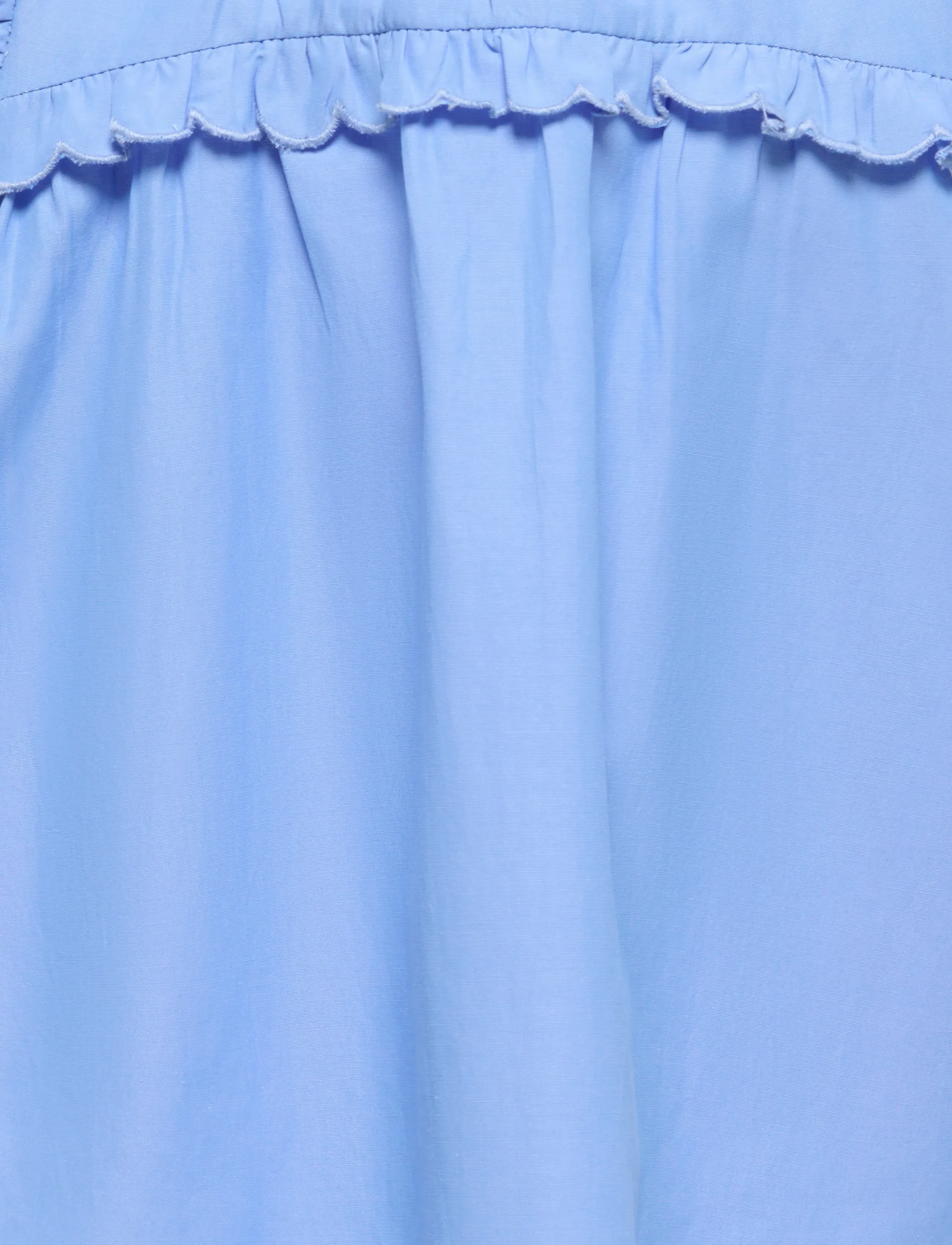 Kids Only - KOGCLARE SS RUFFLE TOP WVN - pluusid ja tuunikad - cornflower blue - 2
