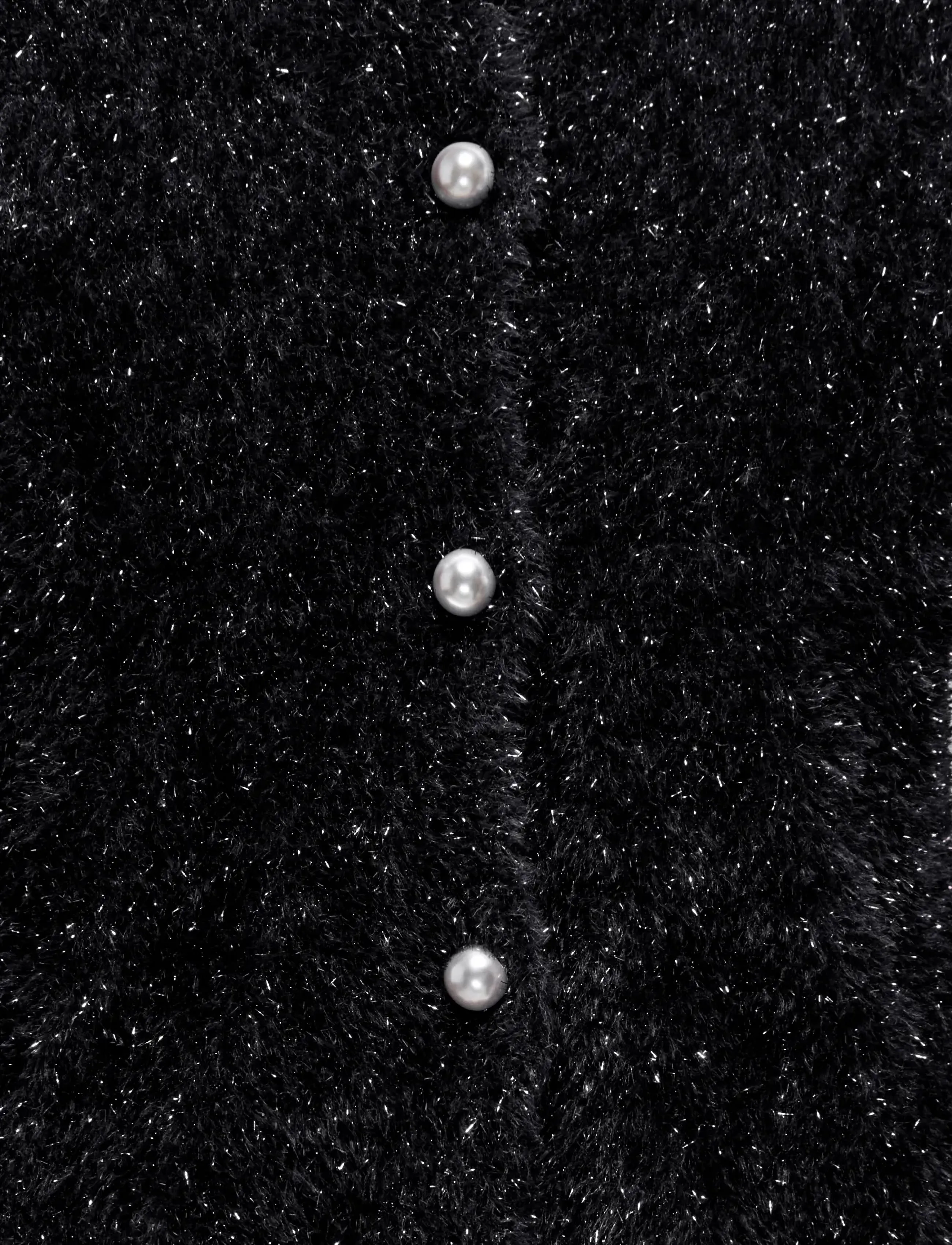 Kids Only - KOGPIUMO GLITTER L/S CARDIGAN KNT - black - 2