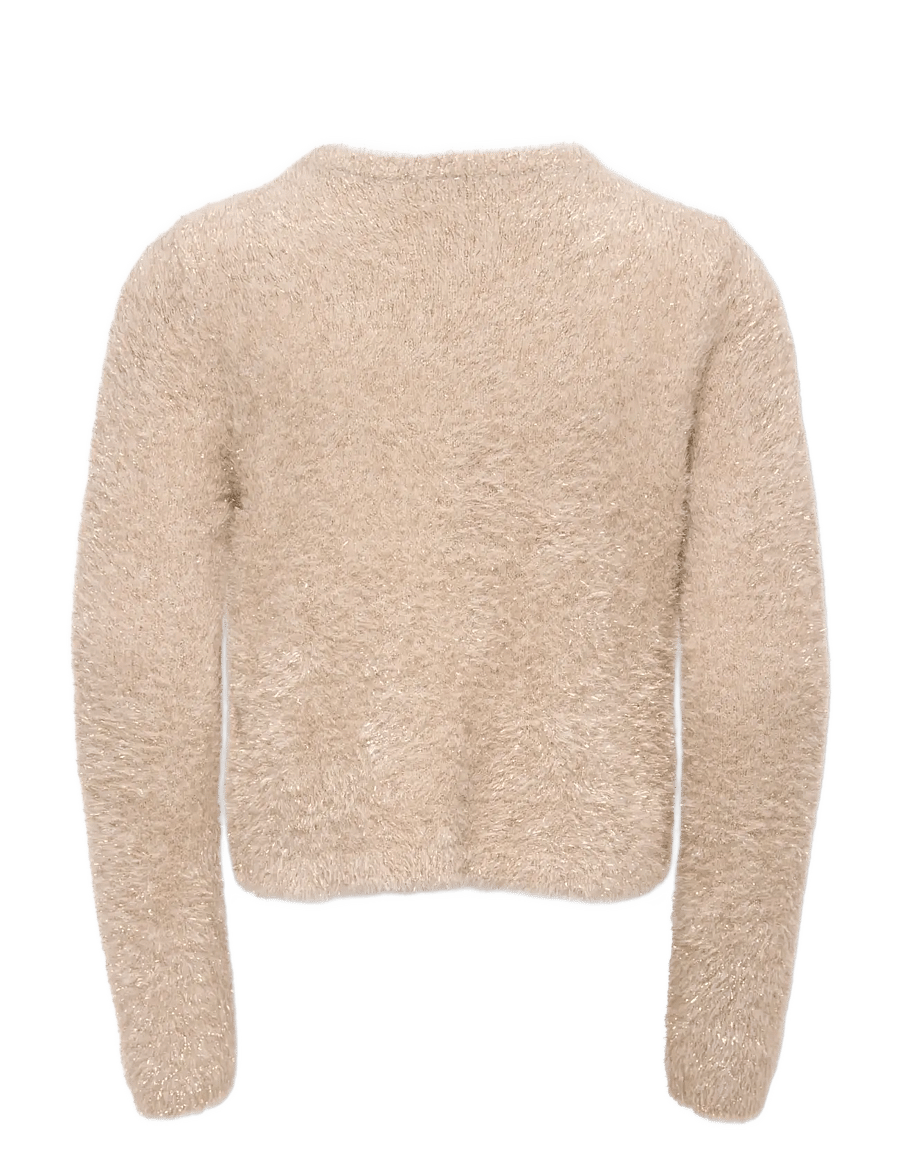 Kids Only - KOGPIUMO GLITTER L/S CARDIGAN KNT - cardigans - whitecap gray - 1