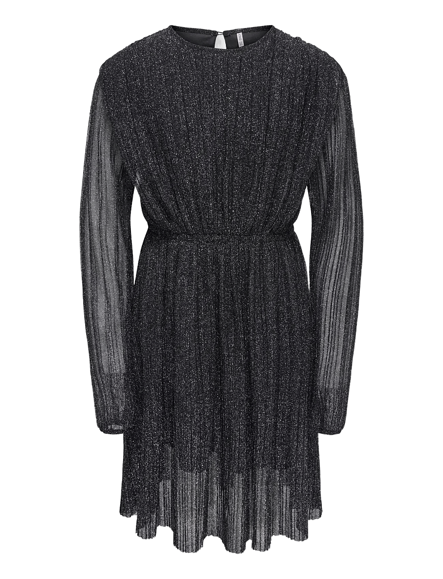 Kids Only - KOGGLAM LS DRESS JRS - langärmelige freizeitkleider - black - 0