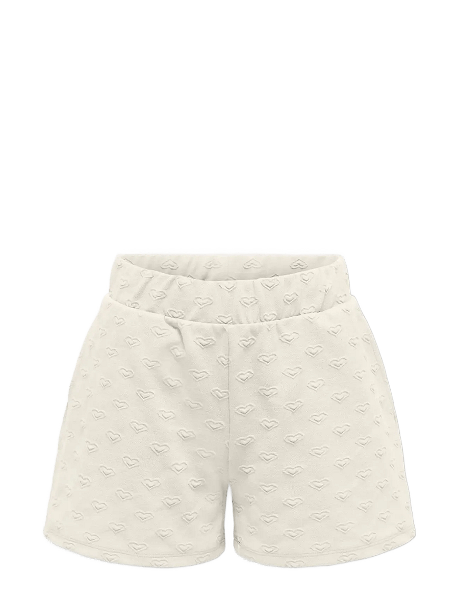 Kids Only - KOGSIMONE WIDE HEART SHORTS SWT - sweatshorts - tofu - 0
