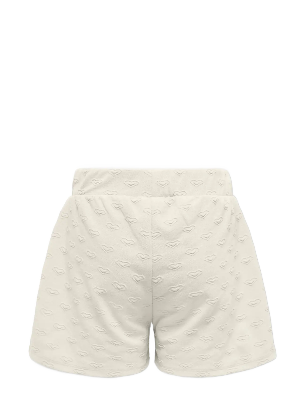 Kids Only - KOGSIMONE WIDE HEART SHORTS SWT - sweatshorts - tofu - 1