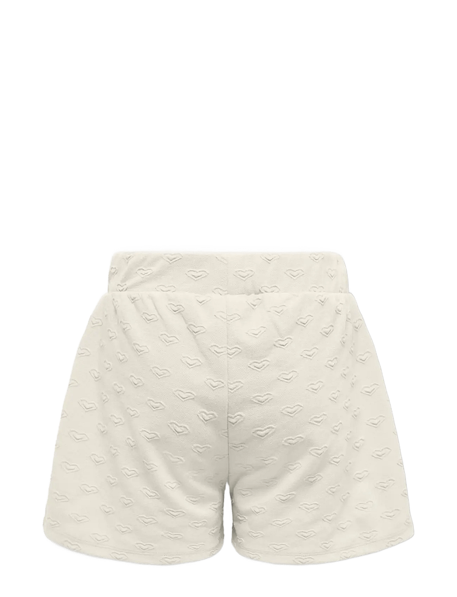 Kids Only - KOGSIMONE WIDE HEART SHORTS SWT - sweatshorts - tofu - 1