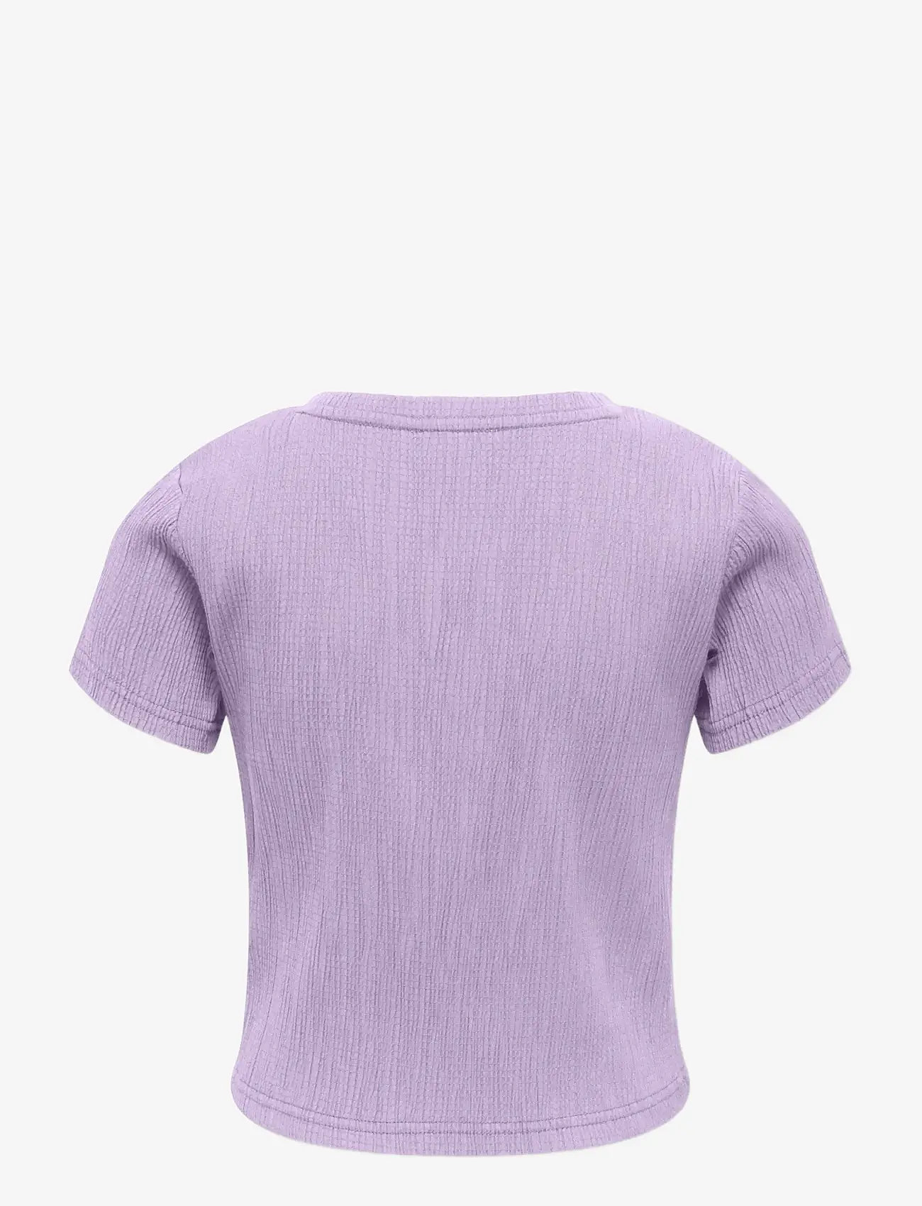 Kids Only - KOGKAYLIE STRUC S/S TOP PNT - short-sleeved t-shirts - lilac breeze - 1