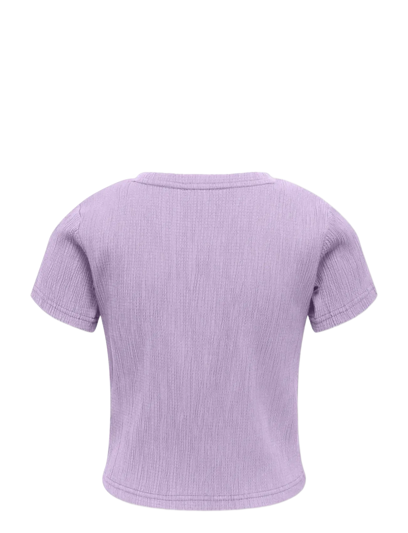 Kids Only - KOGKAYLIE STRUC S/S TOP PNT - kortærmede t-shirts - lilac breeze - 1