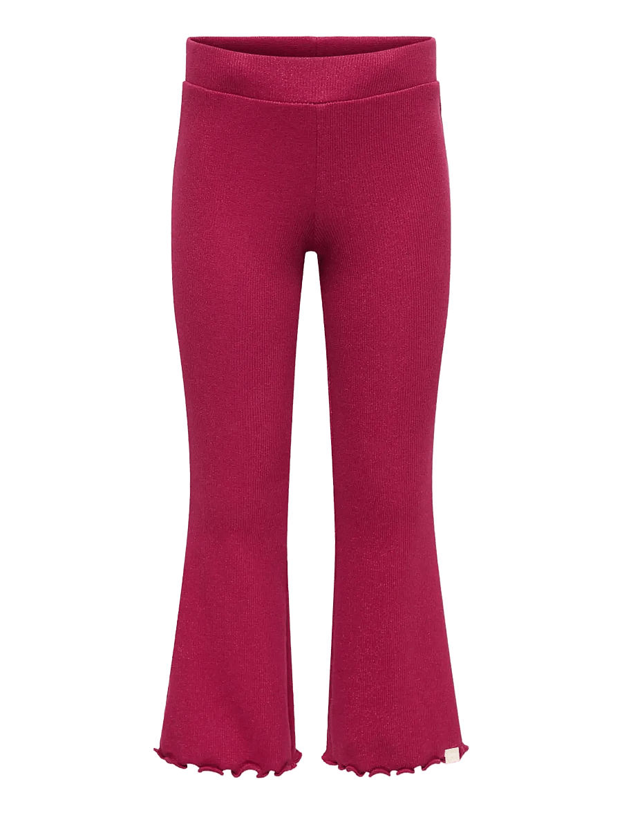 Kids Only - KMGTRINNY PARTY FLARED LEGGINS JRS - rumba red - 0