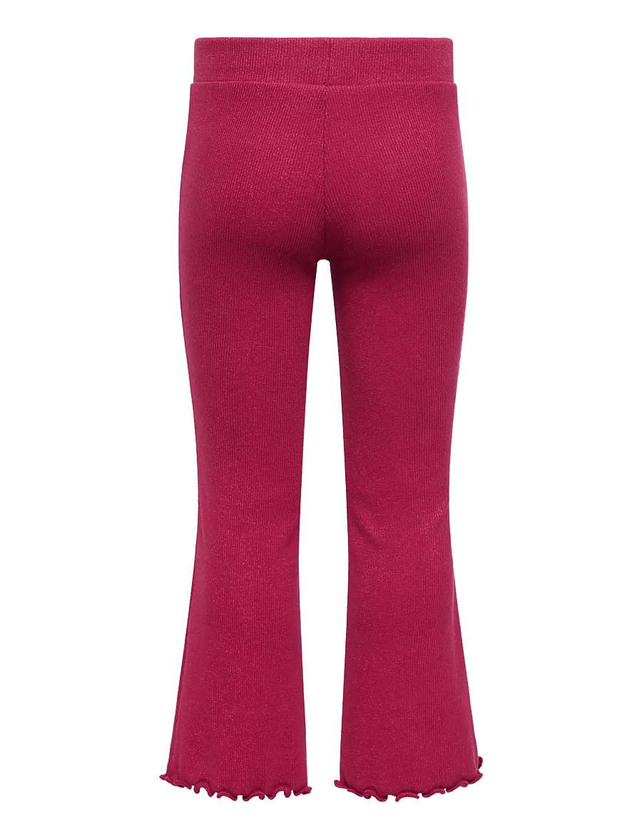 Kids Only - KMGTRINNY PARTY FLARED LEGGINS JRS - rumba red - 1