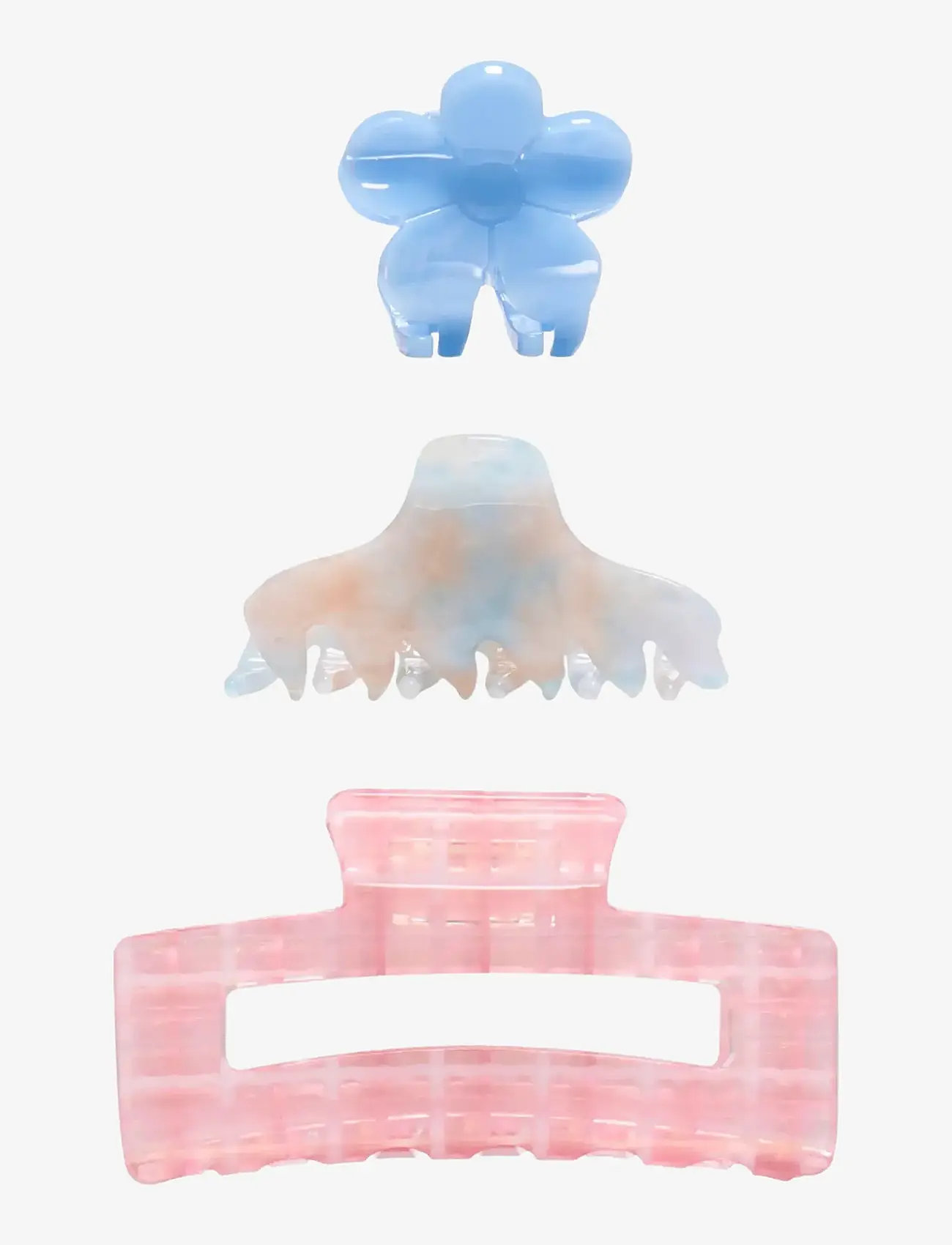 Kids Only - KOGLIZETTE 3-PACK HAIRCLIP ACC - hair claws - coral pink - 0