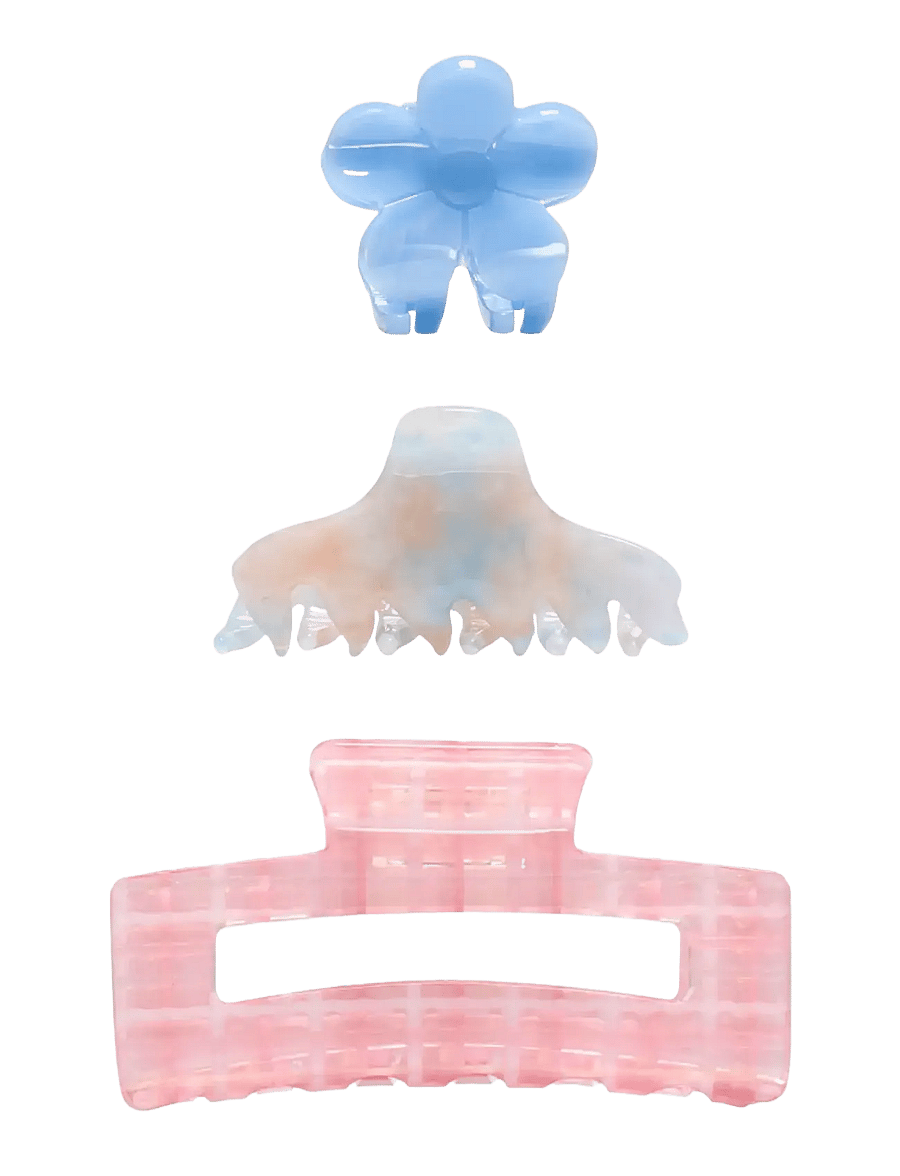 Kids Only - KOGLIZETTE 3-PACK HAIRCLIP ACC - hårklemmer - coral pink - 0