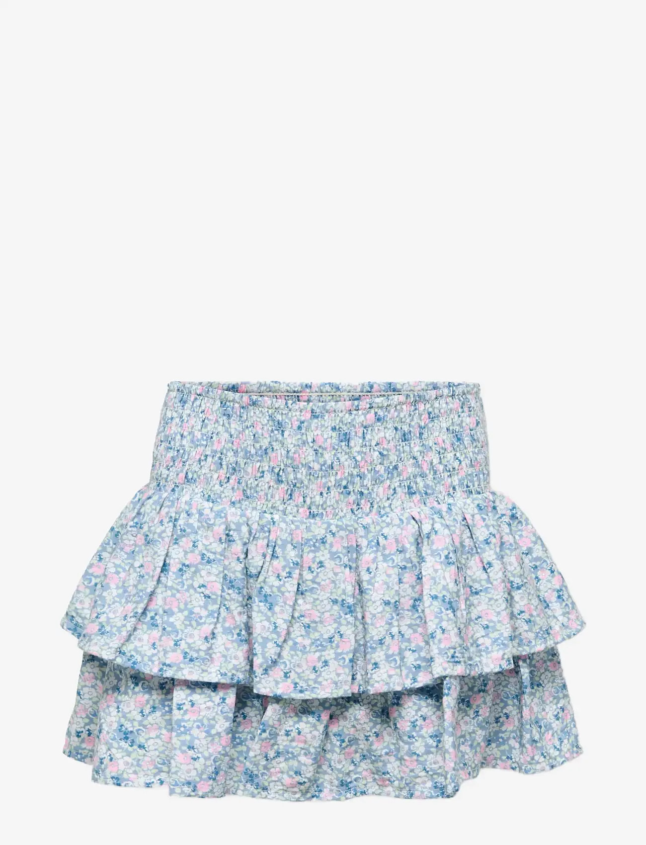 Kids Only - KOGBELLE LAYERED SMOCK SKORT WVN - skorts - faded denim - 0