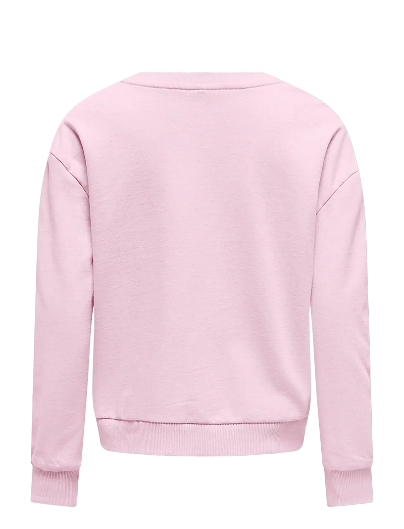 Kids Only - KOGRUNA FLOWER L/S O-NECK CS SWT - sporta džemperi - roseate spoonbill - 1