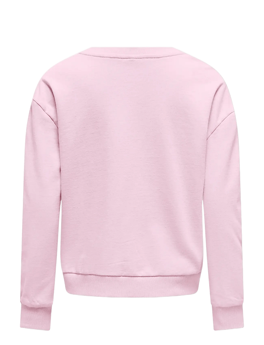 Kids Only - KOGRUNA FLOWER L/S O-NECK CS SWT - sweatshirts - roseate spoonbill - 1