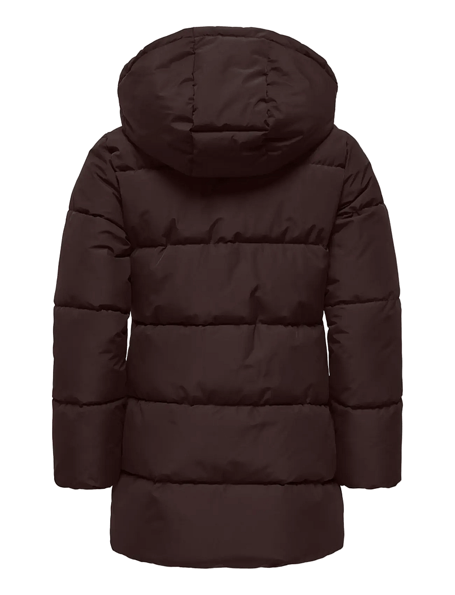 Kids Only - KOGJUTA PUFFER COAT OTW NOOS - soojad ja polsterdatud - chocolate torte - 1