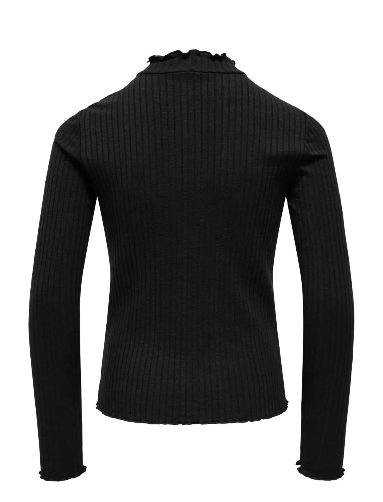 Kids Only - KOGFRANSISKA SCHL LS HI-NCK TOP JRS NOOS - långärmade t-shirts - black - 1
