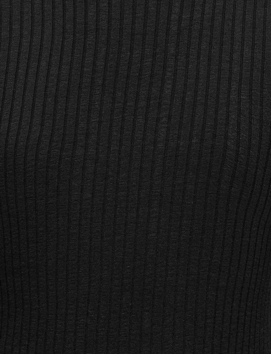 Kids Only - KOGFRANSISKA SCHL LS HI-NCK TOP JRS NOOS - långärmade t-shirts - black - 2