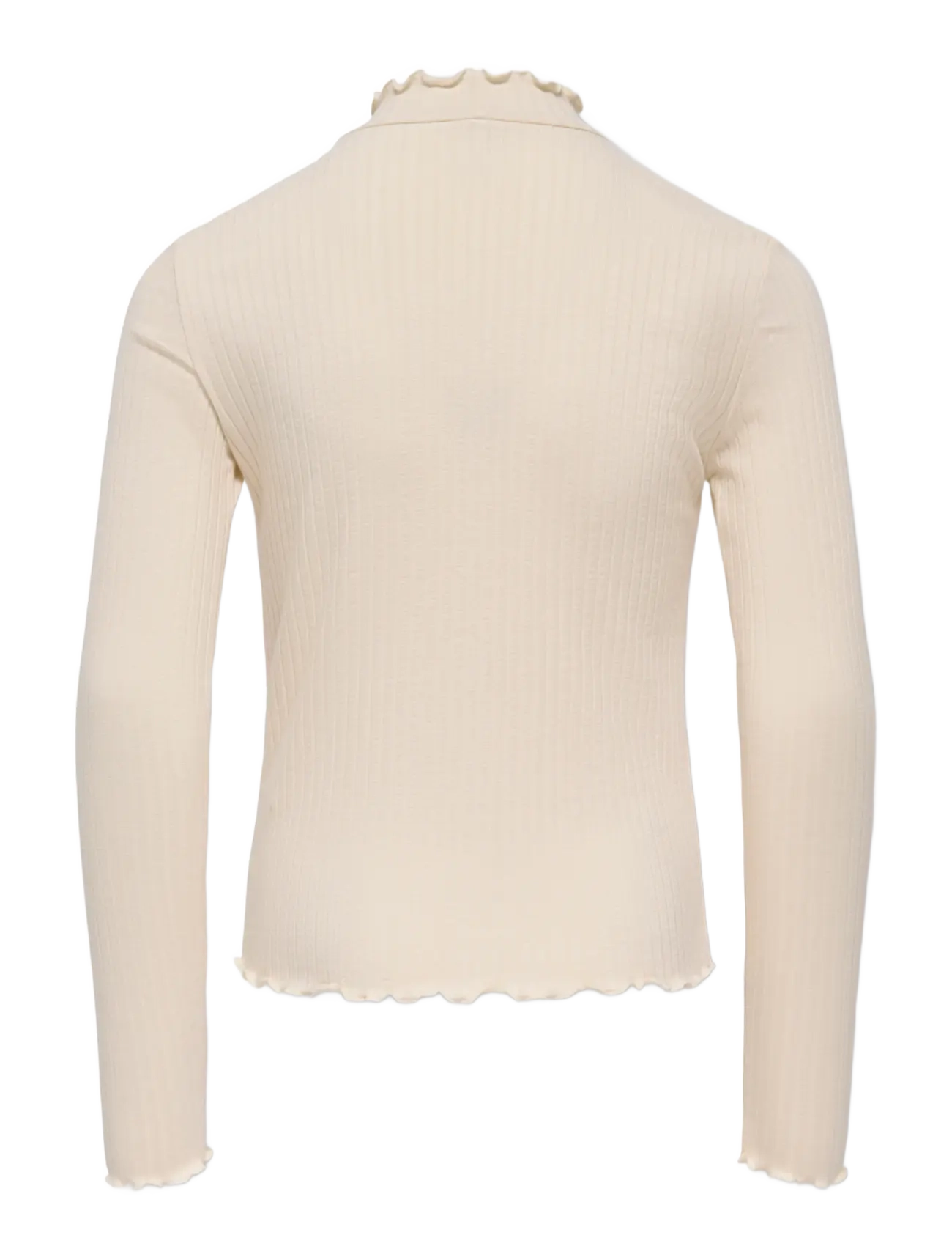 Kids Only - KOGFRANSISKA SCHL LS HI-NCK TOP JRS NOOS - långärmade t-shirts - whitecap gray - 1