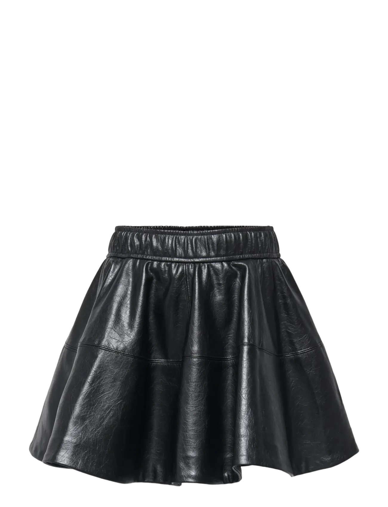 Kids Only KOGJACKY FAUX LEATHER SKATER SKIRT PNT - Kinder 98-134 - BLACK / black